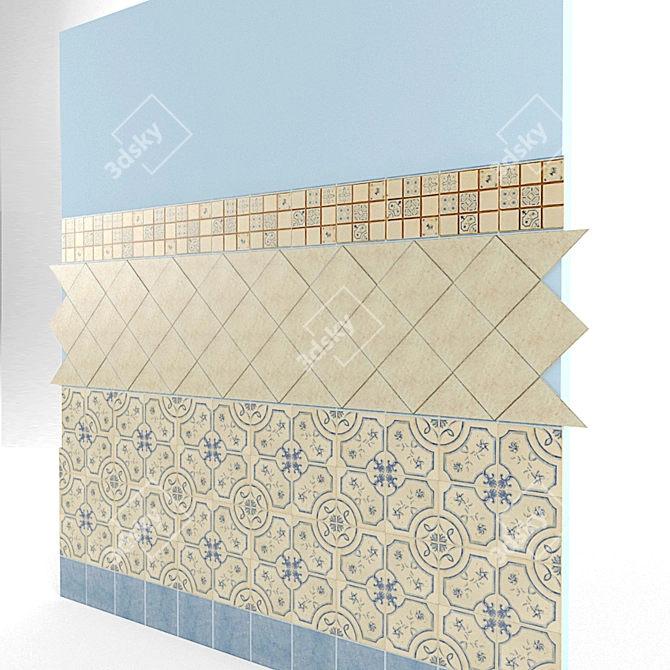 Elegant Mainzu Cazorla Tiles 3D model image 2