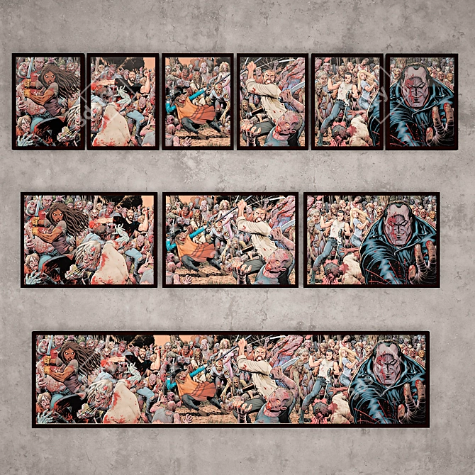 The Whisperer War Posters 3D model image 1