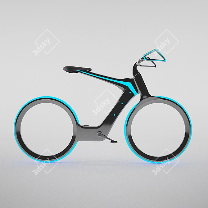 Revolutionary Electric Bike 3D model image 1