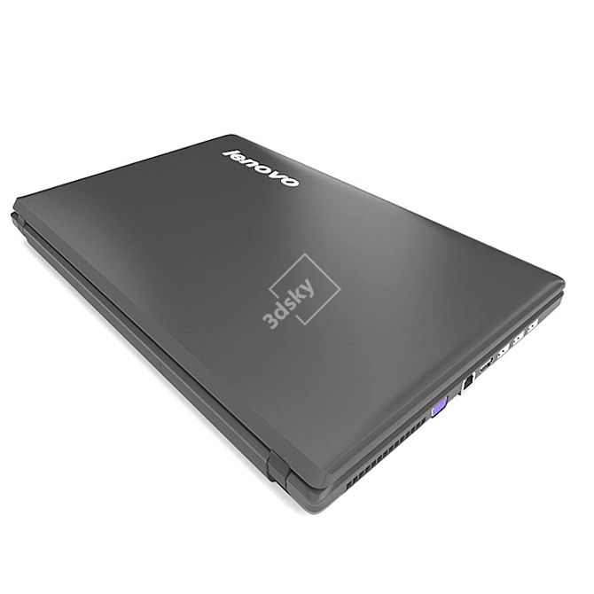 Lenovo G770: Versatile Laptop with Foldable Cover 3D model image 2