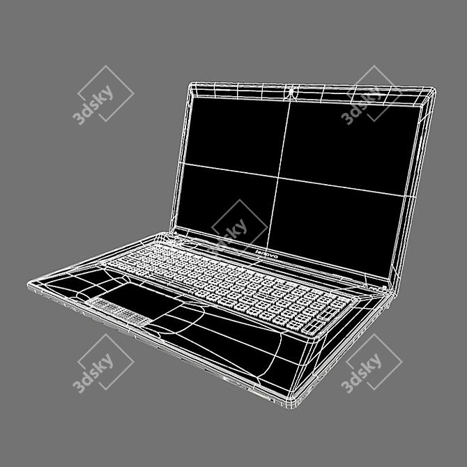 Lenovo G770: Versatile Laptop with Foldable Cover 3D model image 3
