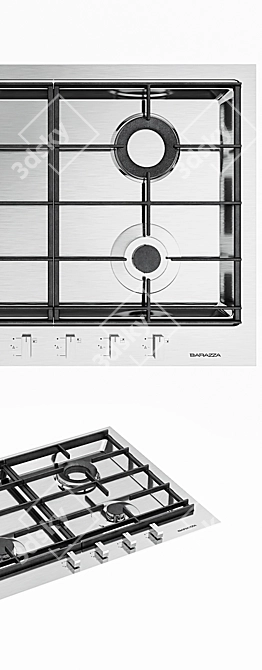 Barazza Set - Versatile Cooktops & Grills 3D model image 2