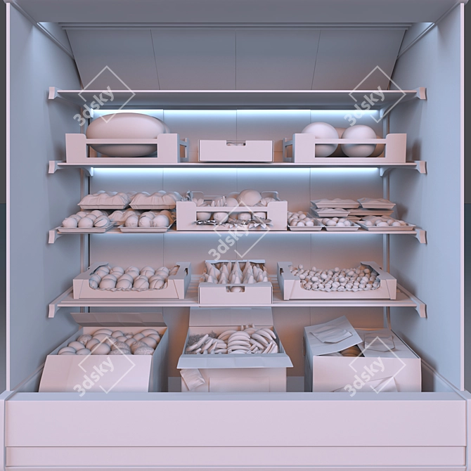 FreshFruitStore Kit 3D model image 3