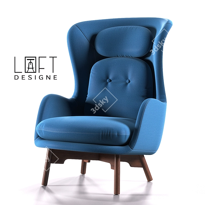 Designer Loft Model 3506: Sleek and Chic 3D model image 1