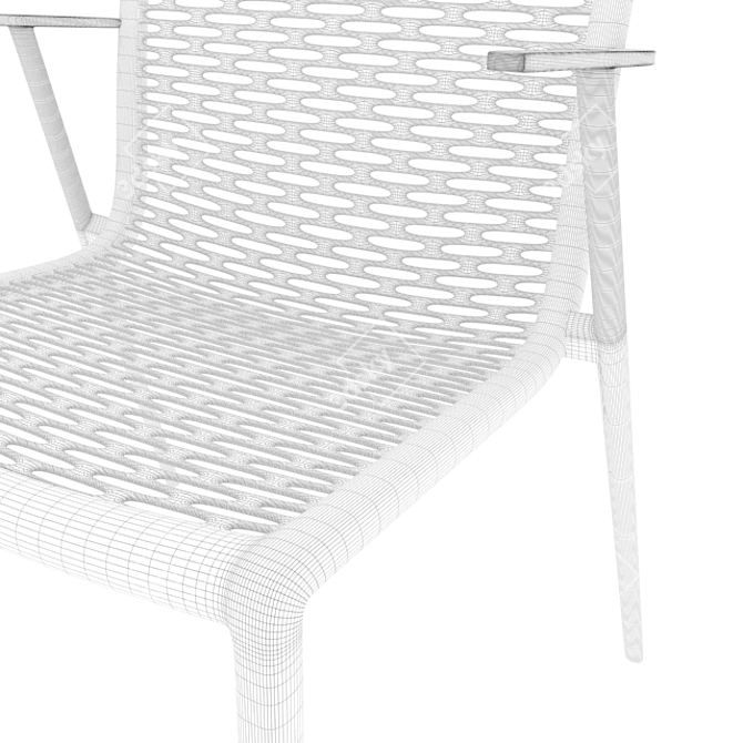 UltraStack Chair: Versatile and Durable 3D model image 2