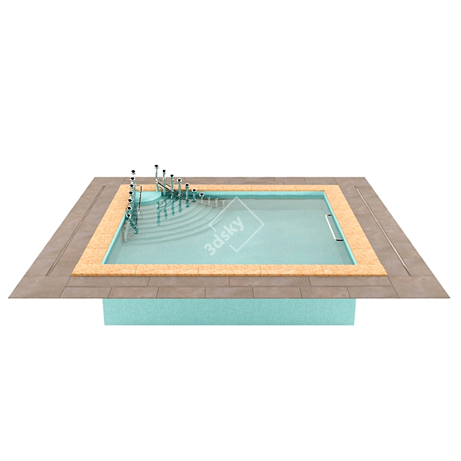 Ultimate Pool Paradise 3D model image 1