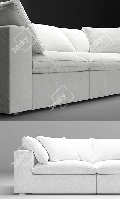 RH Modern Cloud Modular Sofa 3D model image 3