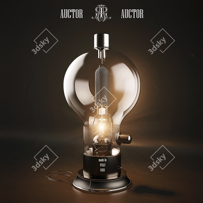 Elegant ART Auctor Lamp 3D model image 1