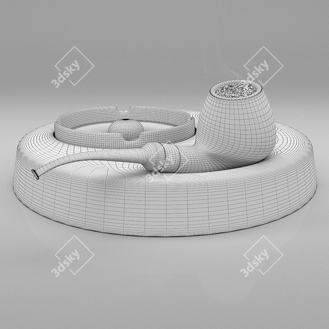 Vintage Smoking Pipe - 2013 Design 3D model image 2
