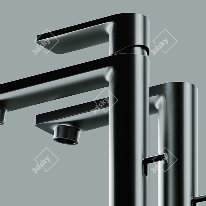 TOTO DL368 TurboSmooth Faucet 3D model image 2