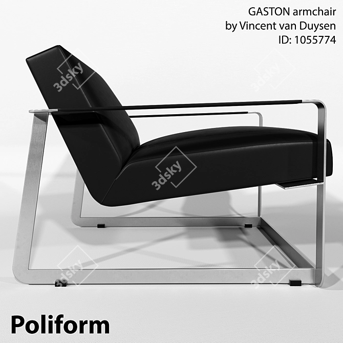 Gaston Summer Chair: Elegant Addition to Your Interiors 3D model image 2