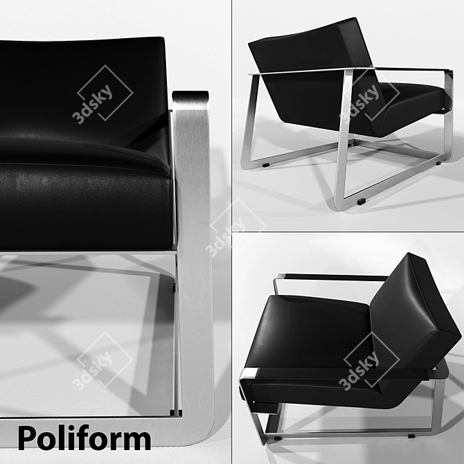 Gaston Summer Chair: Elegant Addition to Your Interiors 3D model image 3