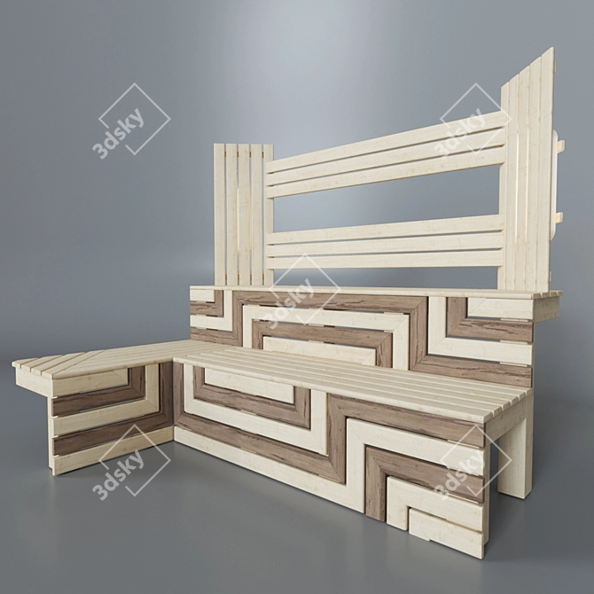 ErgoLounge Sauna Sunbed 3D model image 1