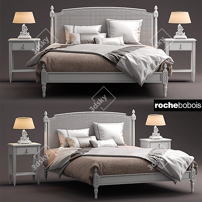 Josephine Bed by Roche Bobois 3D model image 1