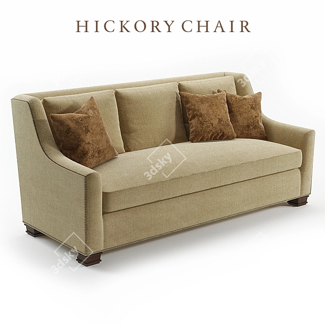 Elegant Hickory Sofa 321-51 3D model image 1