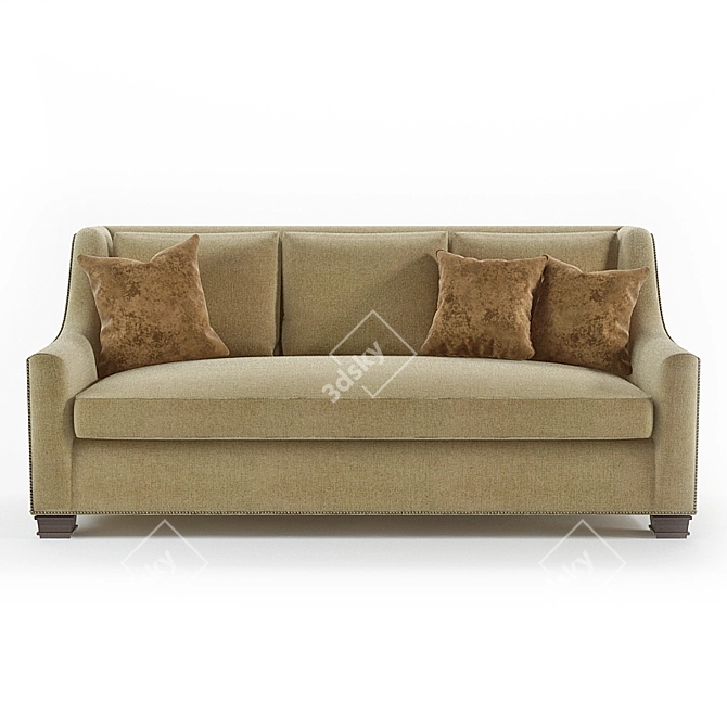 Elegant Hickory Sofa 321-51 3D model image 2