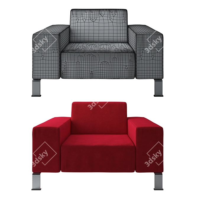 Nienkamper Berkley: The Perfect Combination of Comfort and Style 3D model image 3
