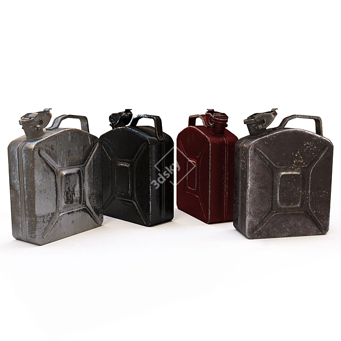 Versatile Canister Collection - 1,484 Polys, 1,544 Verts - 3000x3000 Texture Size 3D model image 1