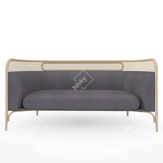 Vienna Targa Sofa - Timeless Elegance for your Space 3D model image 1