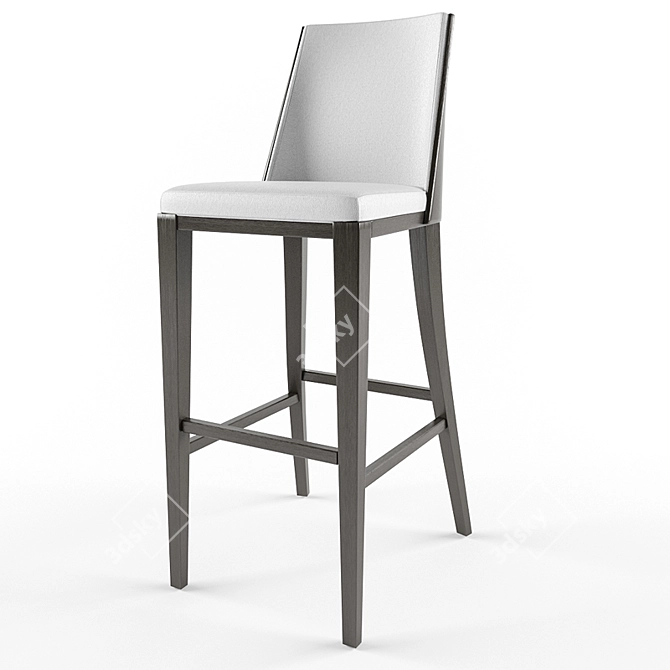 Modern Luxury Crescent Chair 3D model image 3