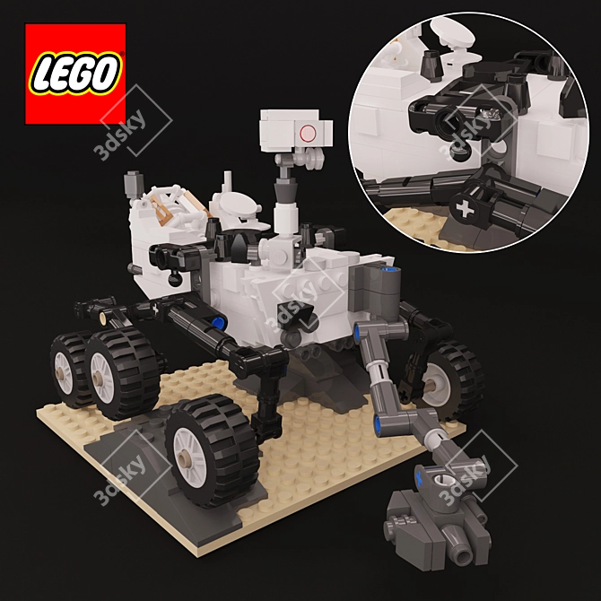 Colorful Curiosity LEGO Set 3D model image 1