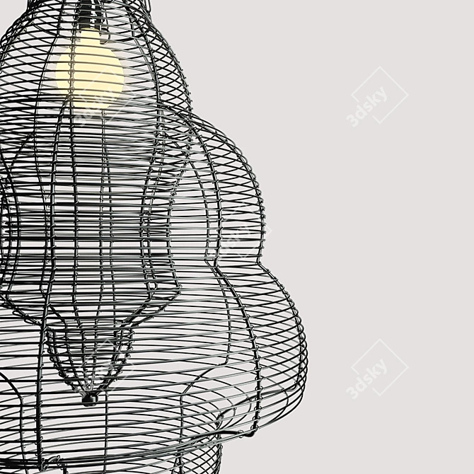 Elegant Arteriors Edom Chandelier 3D model image 2