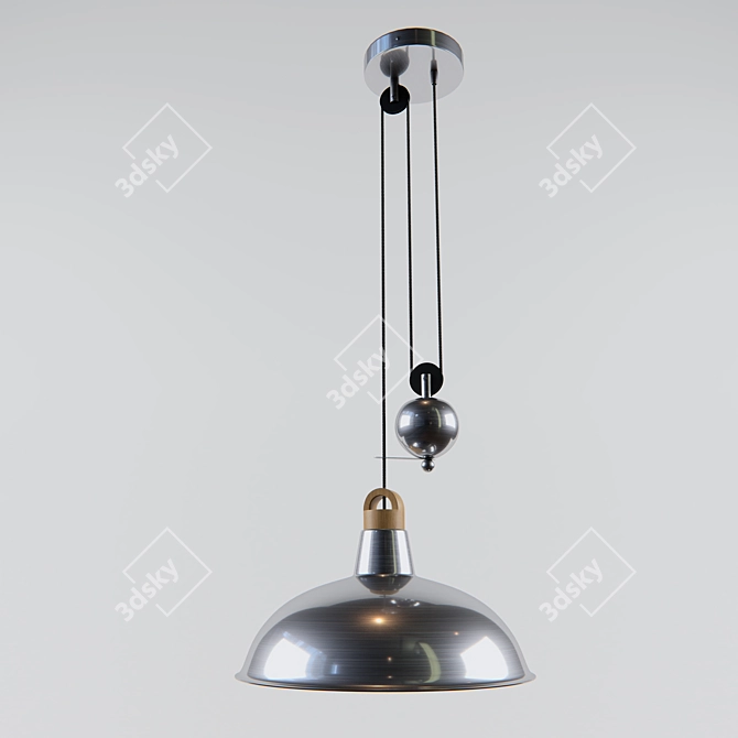 Minimalist Ceiling Chandelier 3D model image 1