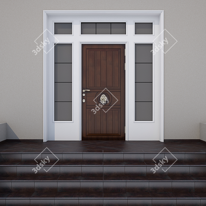 Portal Clinker Door - RuLes Custom, ExaGres Steps 3D model image 1