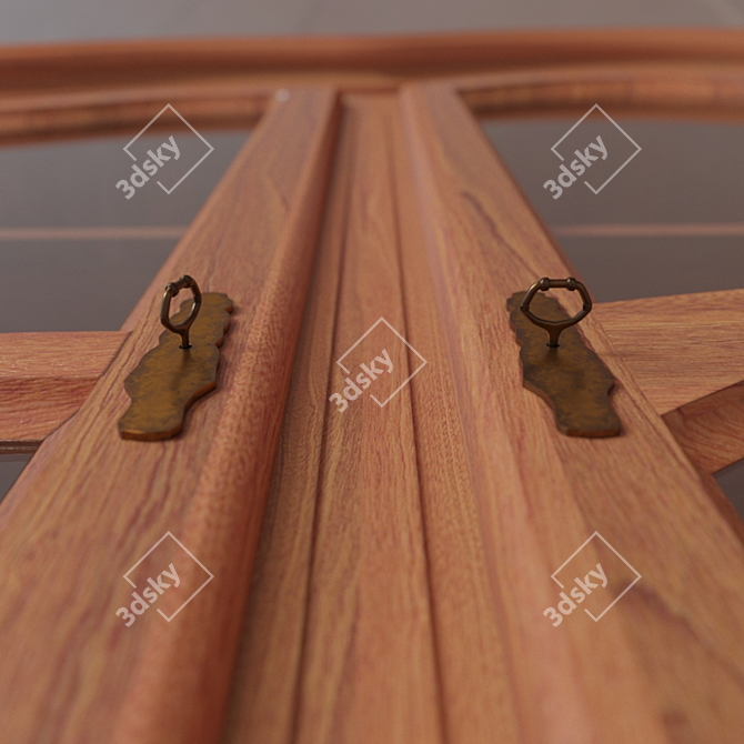 Classic Custom-Made Sideboard: 1850mm x 500mm x 2300mm 3D model image 2