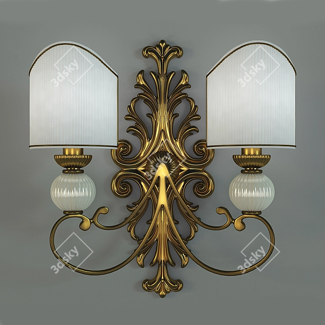 Marina Wall Sconce Art.905 3D model image 1