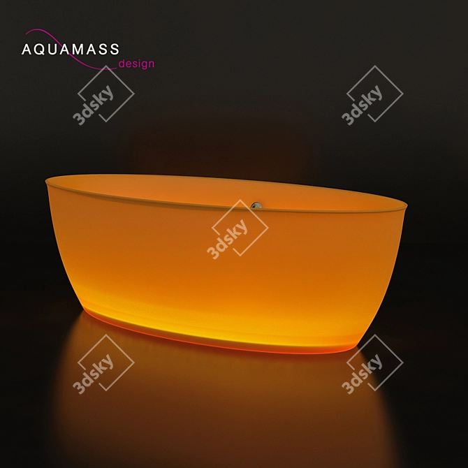 Dip-D Lighting Freestanding Bath 3D model image 1