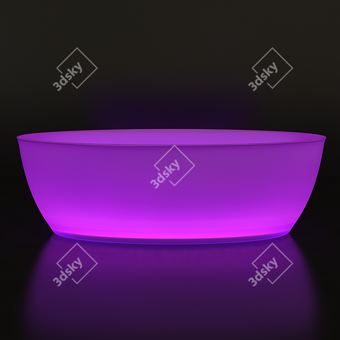 Dip-D Lighting Freestanding Bath 3D model image 2