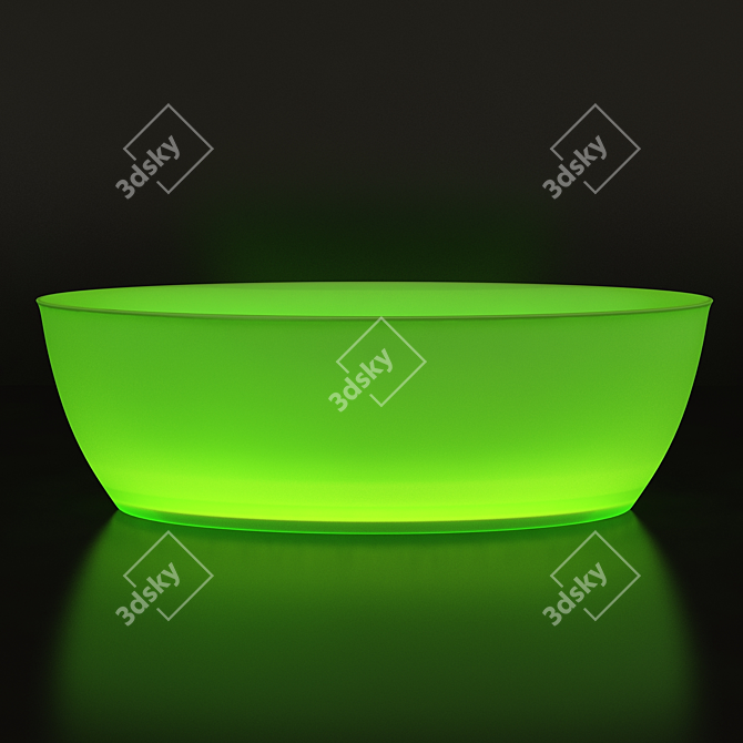 Dip-D Lighting Freestanding Bath 3D model image 3