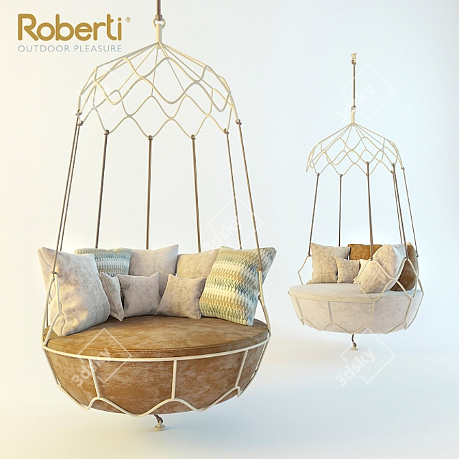 Roberti Gravity: Outdoor Suspended Chair 3D model image 1