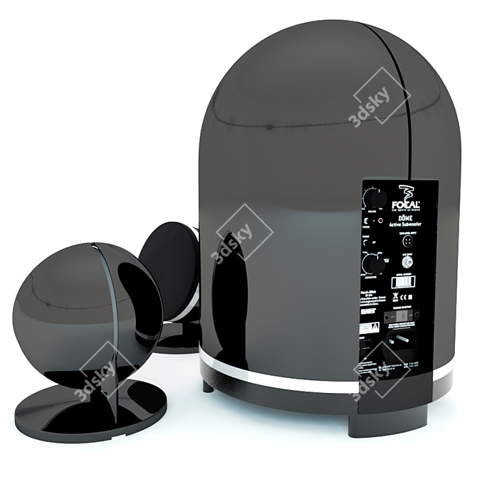 Focal Dome 2.1 Pack: Immersive Sound 3D model image 2