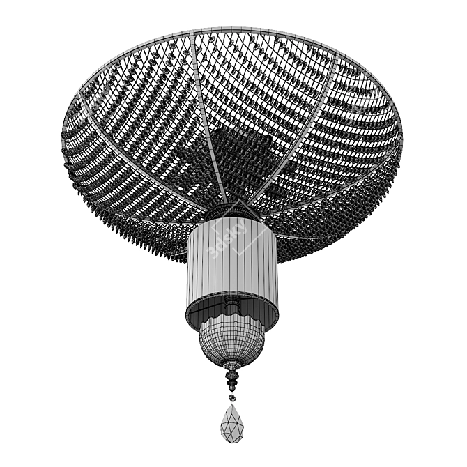 Elegant Masiero Nuare Pendant Light 3D model image 3