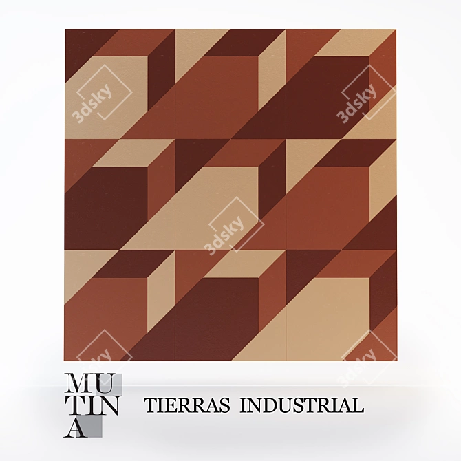 Title: Industrial Chic: Keramogranit TIERRAS from MUTINA 3D model image 1