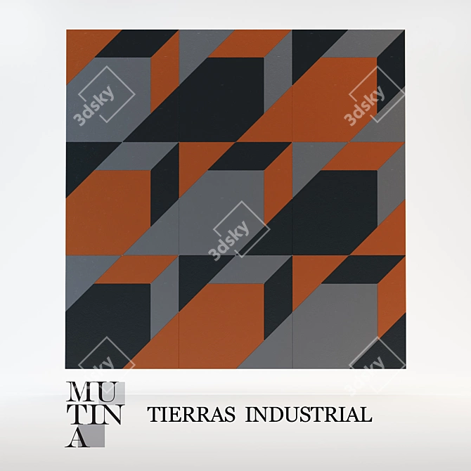 Title: Industrial Chic: Keramogranit TIERRAS from MUTINA 3D model image 2