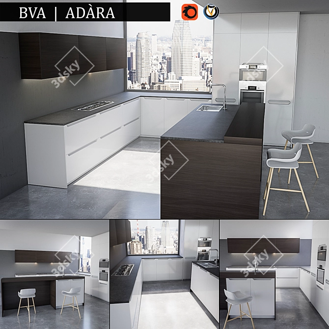 BVA Adara: Kitchen Artistry 3D model image 1