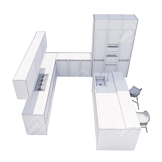 BVA Adara: Kitchen Artistry 3D model image 3