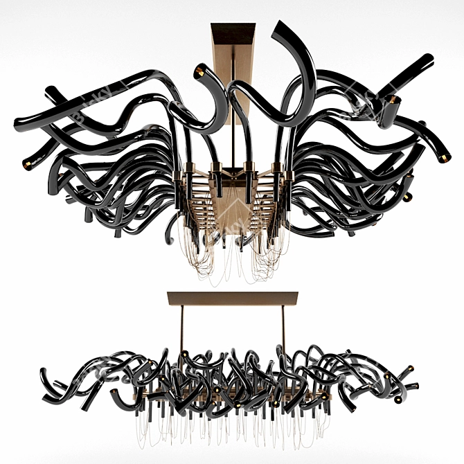 Andromeda Flut: Italian Elegance Shines 3D model image 1