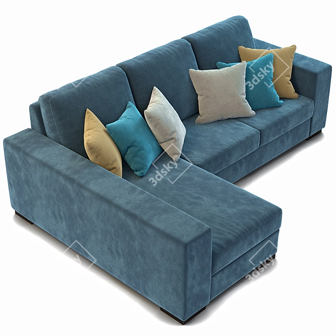 Modern Baxter Sofa 3D model image 2