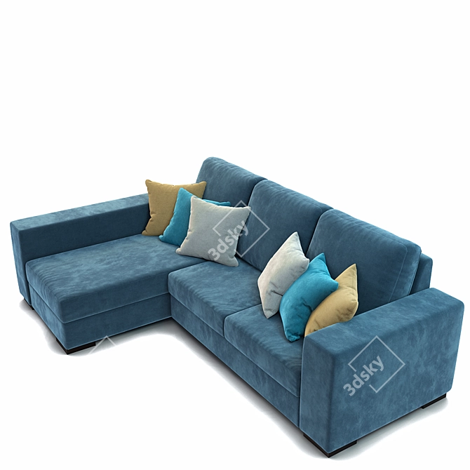 Modern Baxter Sofa 3D model image 3