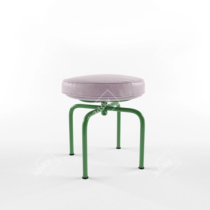 Cassina LC7-LC8: Iconic Perriand Design 3D model image 3