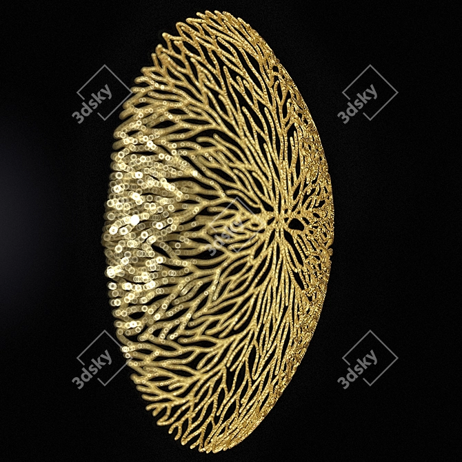 Phillips Collection Coral Bowl 3D model image 2