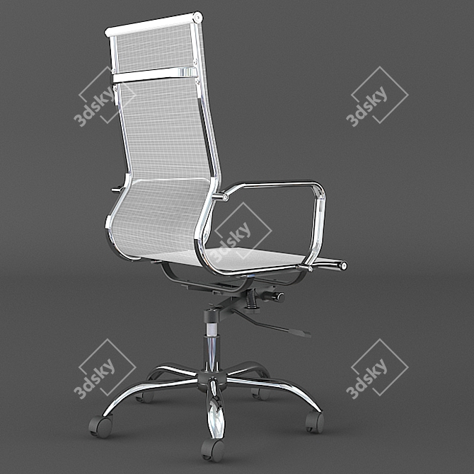 Elegant Eames Executive Chair 3D model image 3