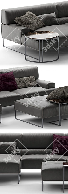 Frigerio Salotti CLOUD: Sophisticated Comfort 3D model image 2
