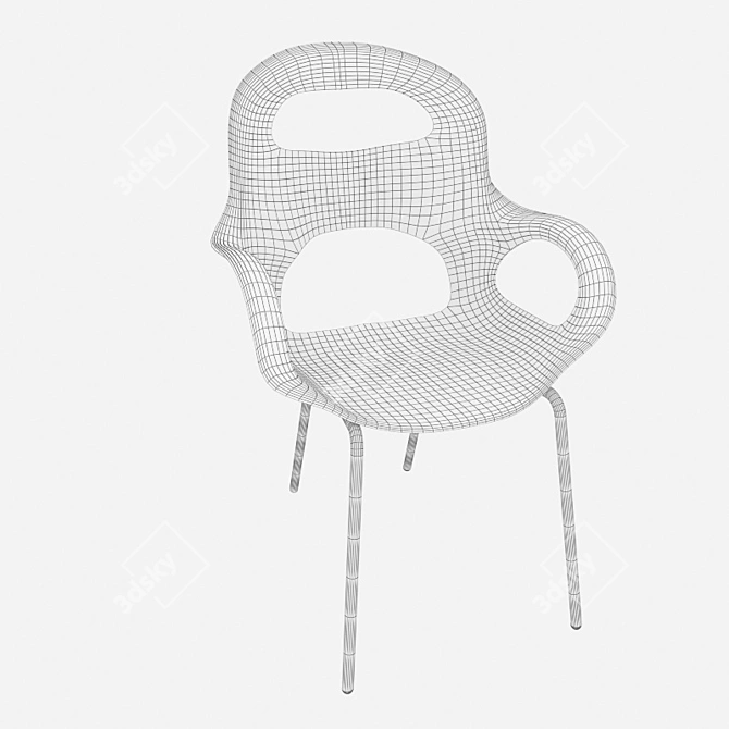 Umbra OH Chair: Stylish Canadian Design 3D model image 2