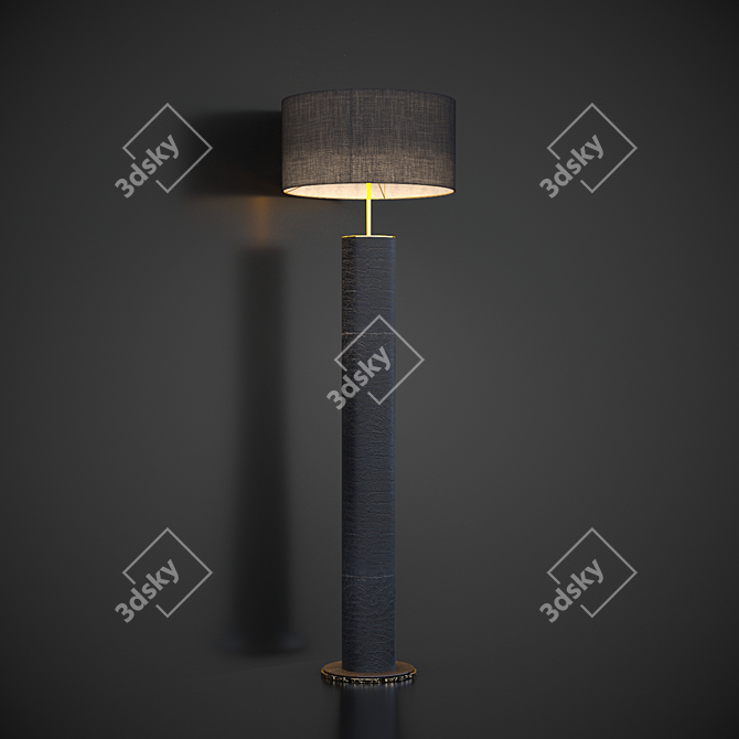 Exotic Reptilian Floor Lamp: Unleash Your Primal Desires! 3D model image 2