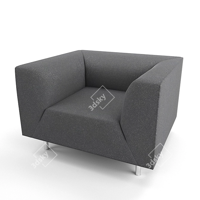  Modern Armchair by Haworth q_bic 3D model image 2